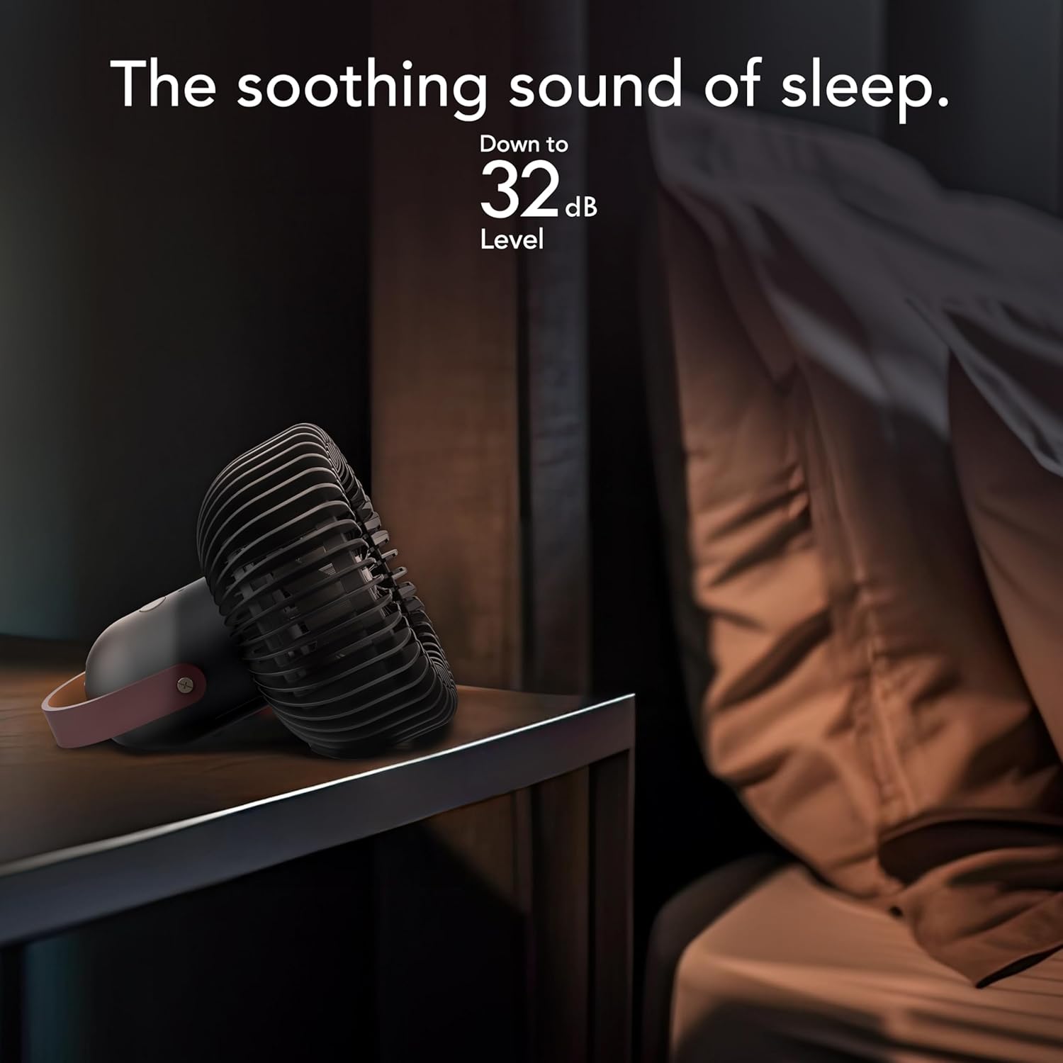 Vornado FLY MOVE Rechargeable Fan Handheld, Up to 17 Hour Battery Power Life on Low, 3 Speed Settings, Minimal Footprint, Small Portable Fan, Powerful Airflow, Travel Friendly, USB-C Charger, Black - Image 5