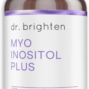 Dr. Brighten Myoinositol Plus - Doctor Formulated Ratio of Myo- and D-Chiro-Inositol to Support PCOS Symptoms, Hormone Balance, Healthy Ovarian Function, and Regular Menstrual Cycles