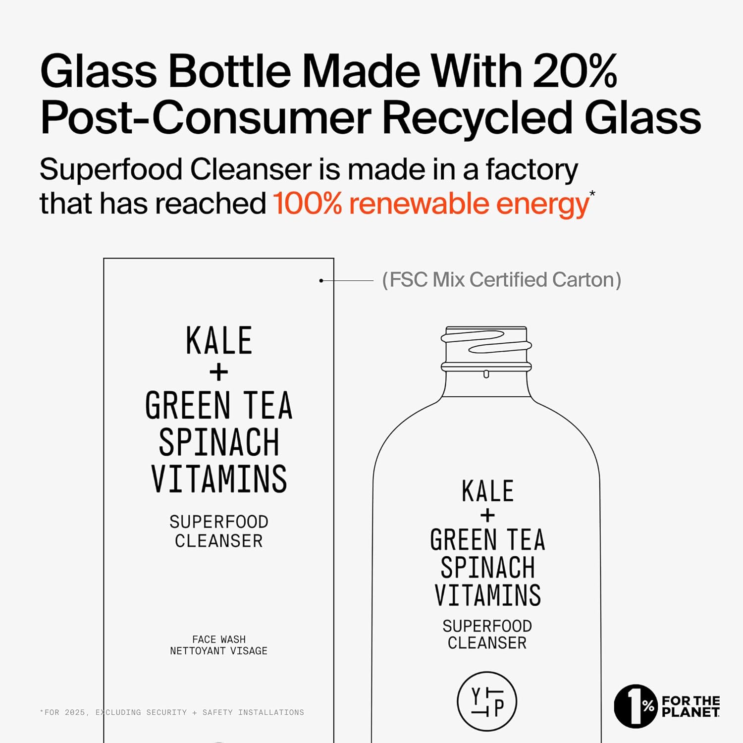 Youth To The People Superfood Facial Cleanser - Kale + Green Tea Daily Face Wash, Gently Removes Makeup, SPF, and Oils, Soothing Antioxidants for Glowing Skin, pH Balance, Clean Pores, Refillable - Image 14