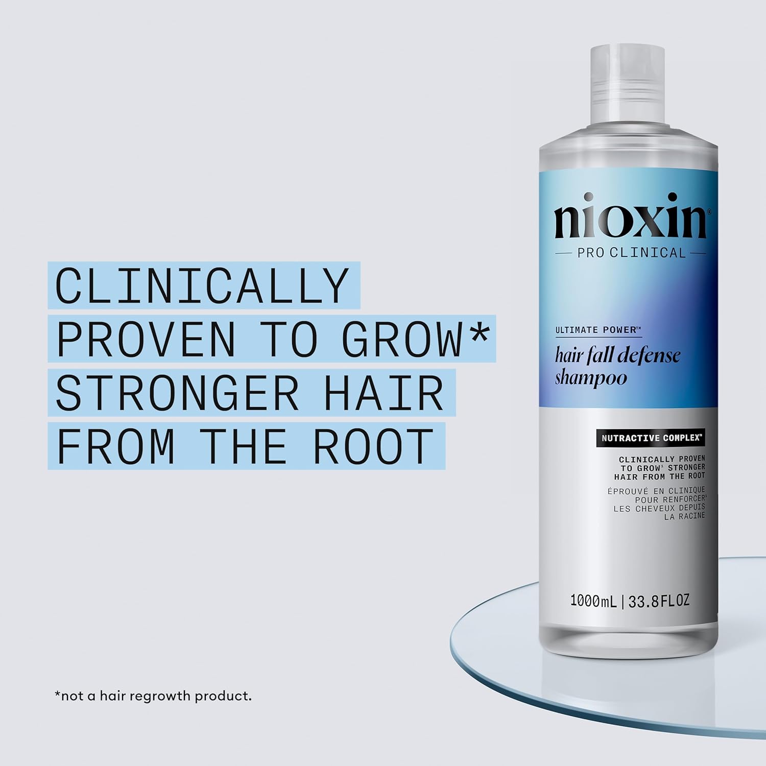 Nioxin Hair Fall Defense Shampoo | Activates Hair Follicles for Visibly Less Hair Loss| With Lauric Acid, Caffeine, Niacinamide and Sandalore - Image 3