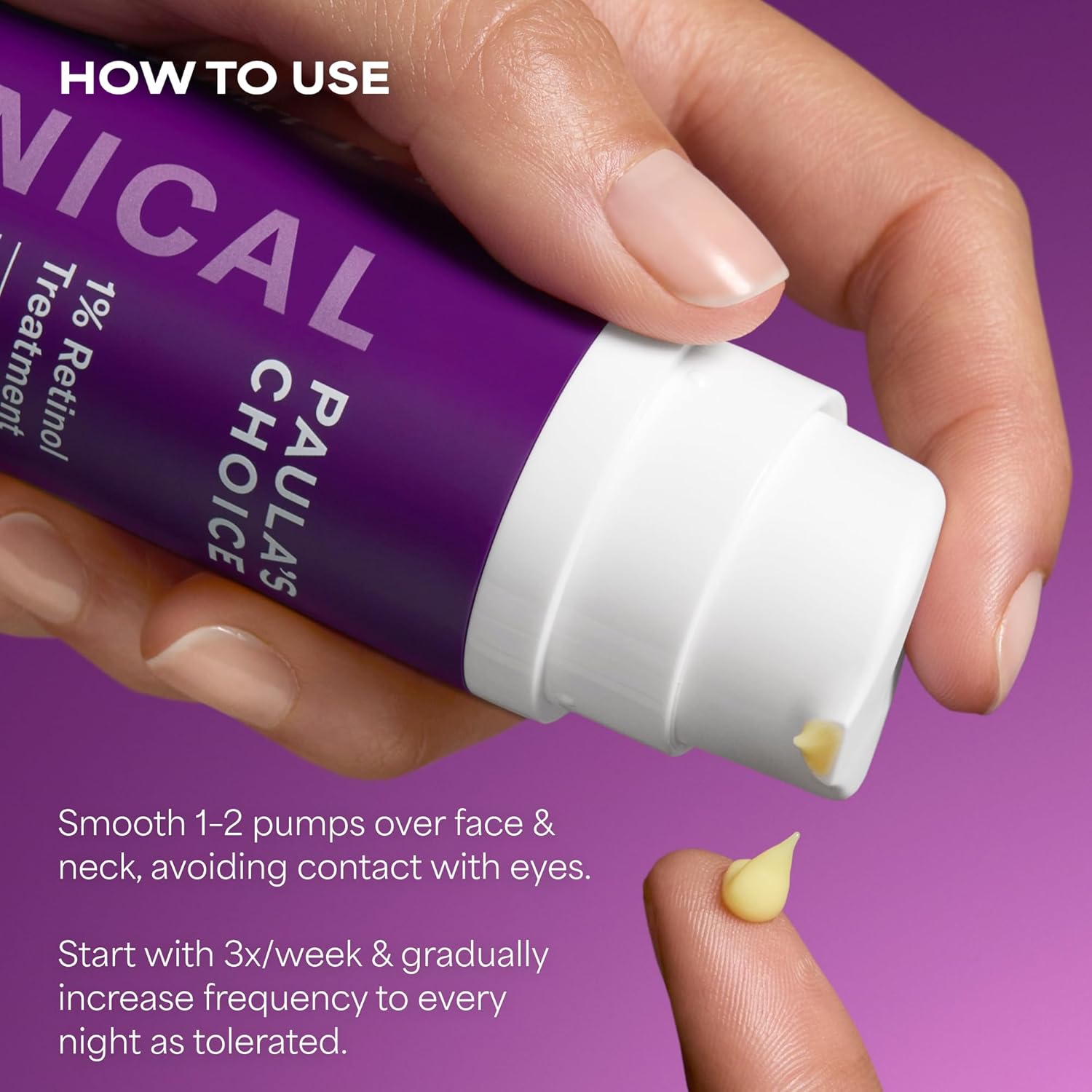 Paula's Choice CLINICAL 1% Retinol Face Treatment with Peptides, Vitamin C & Licorice Extract, Anti-Aging Skin Care Serum, Fine Lines & Wrinkles, Fragrance Free - Image 7