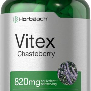 Horbäach Vitex Berry | 110 Capsules | Chasteberry Supplement for Women | Agnus-Castus Fruit | Non-GMO, Gluten Free