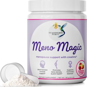 Meno Magic Menopause Support Drink – Raspberry Lemonade with Creatine, Herbs & Vitamins | 30 Servings