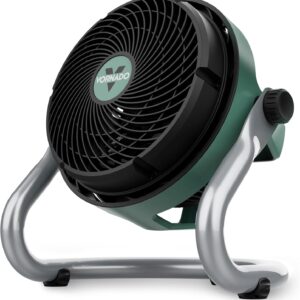 Vornado EXO61 Heavy Duty Air Circulator, 3-Speed, Industrial Floor Blower Fan with 8 ft Cord, IP54 Motor, Steel Base, Non-Slip Feet for Garage, Workshop, Job Site Cooling