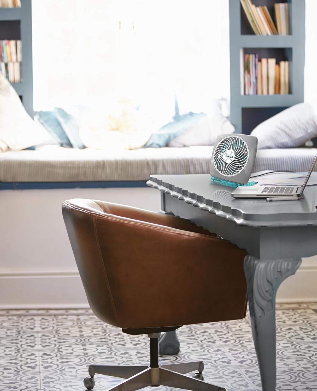 Vornado FIT Personal Air Circulator Fan with Fold-Up Design, Directable Airflow, Compact Size, Perfect for Travel or Desktop Use, Aqua - Image 2