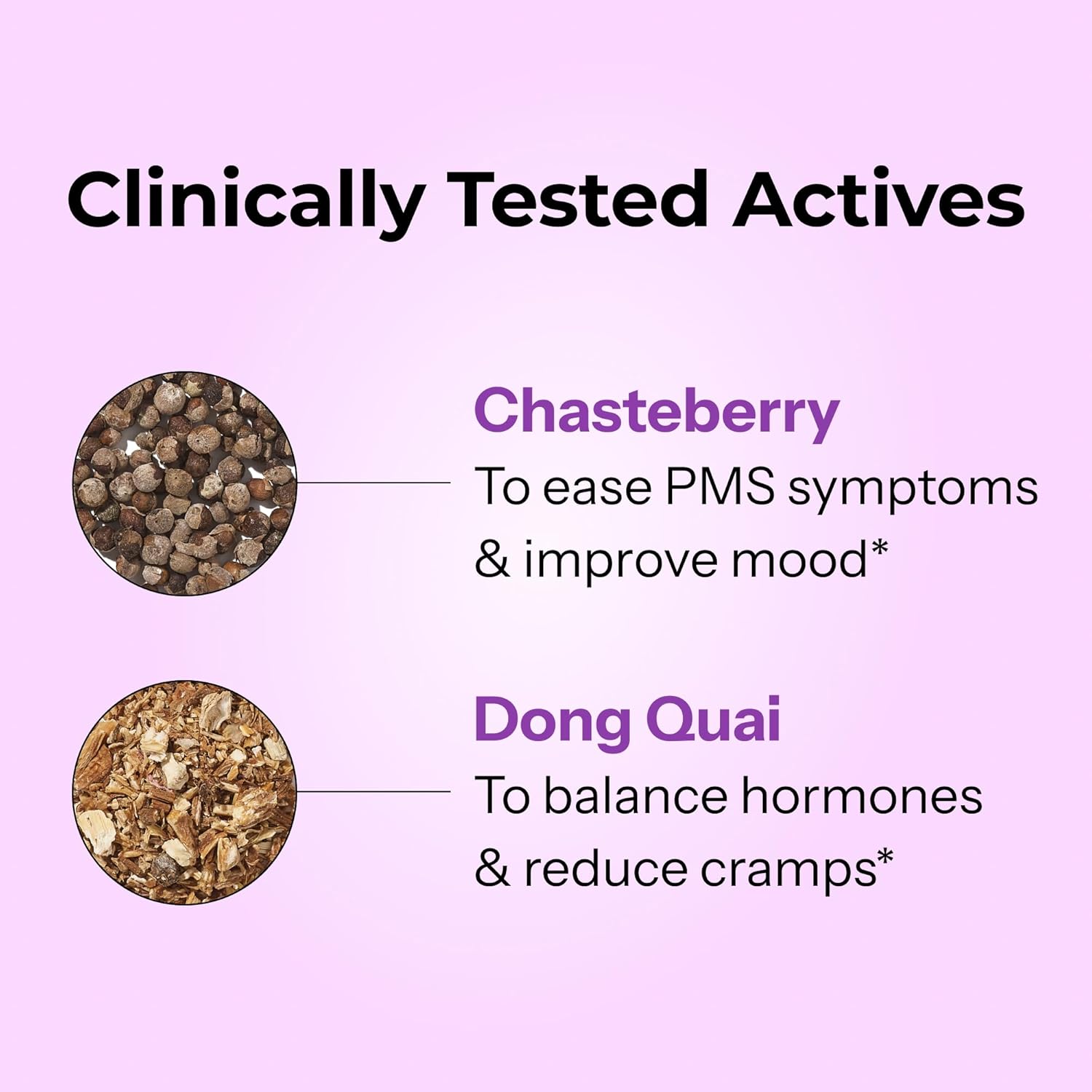 HUM Hormone Balance for Women, Supplement for Women's Health with Chasteberry & Dong Quai, Support for PMS Symptoms, Cramps, Irritability, Hormonal Balance, Monthly Support, 60 Capsules - Image 3