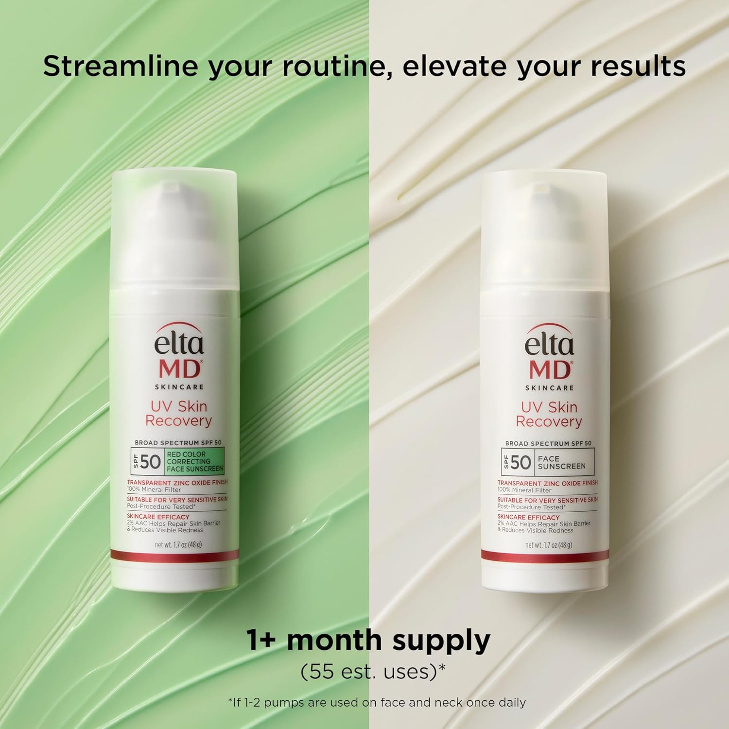 EltaMD UV Skin Recovery Face Sunscreen with Zinc Oxide, All Mineral, Safe for Sensitive Skin SPF 50 - Image 5