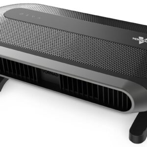Vornado AXL Low-Profile Airwave® Oscillating Fan with Remote Control, 5 Quiet Speeds, 40° Motorized Tilt, Energy Efficient Brushless DC Motors, Fan for Bedroom, Office, Desk, Table