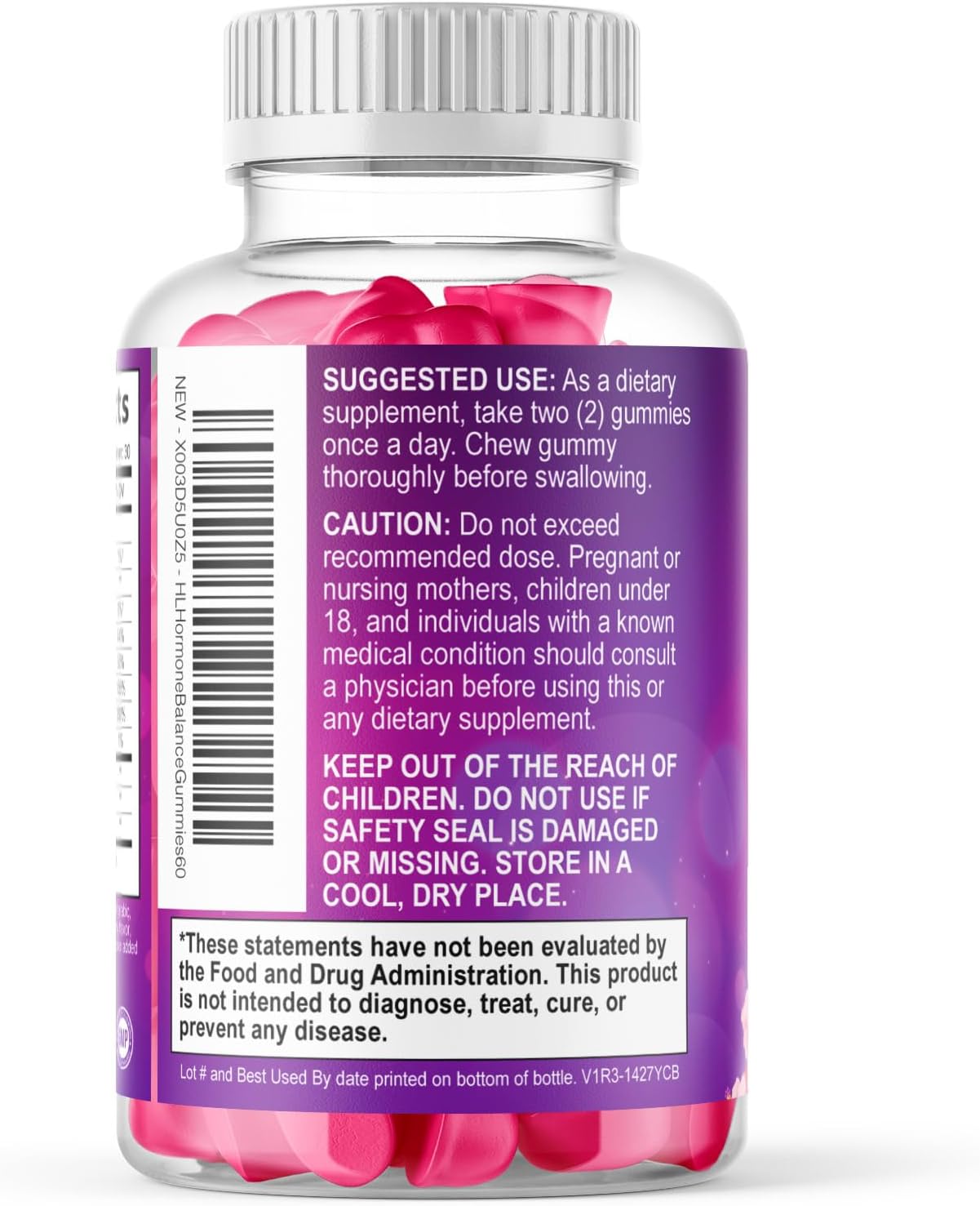 Menopause Supplements for Women - Complete Natural Mild Hot Flashes & Night Sweats Support, Multi Benefit Menopause Relief Gummy, Support for Balance & Energy, Gluten-Free & Non-GMO - 60 Gummies - Image 8