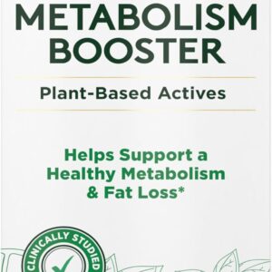 Nature's Bounty Advanced Metabolism Booster, Helps Support Healthy Metabolism & Fat Loss, 60 Capsules