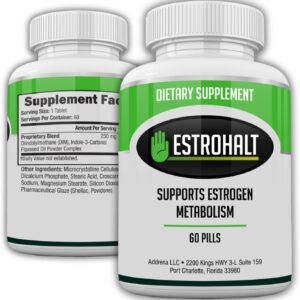 Estrogen-Blocker Supplement & Natural Anti Aromatase Inhibitor Pills for Men & Women DIM (Diindolylmethane) & Indole 3 Carbinol (I3C) Supplements for Hormone Balance