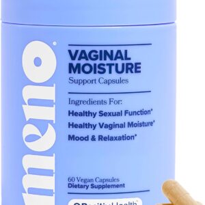 MENO Vaginal Moisture Support Capsules – OBGYN-Formulated to Support Healthy Vaginal Moisture, Mood & Relaxation – Hormone-Free Supplements with Maca Root & Fenugreek Seed Extract – 30 Servings