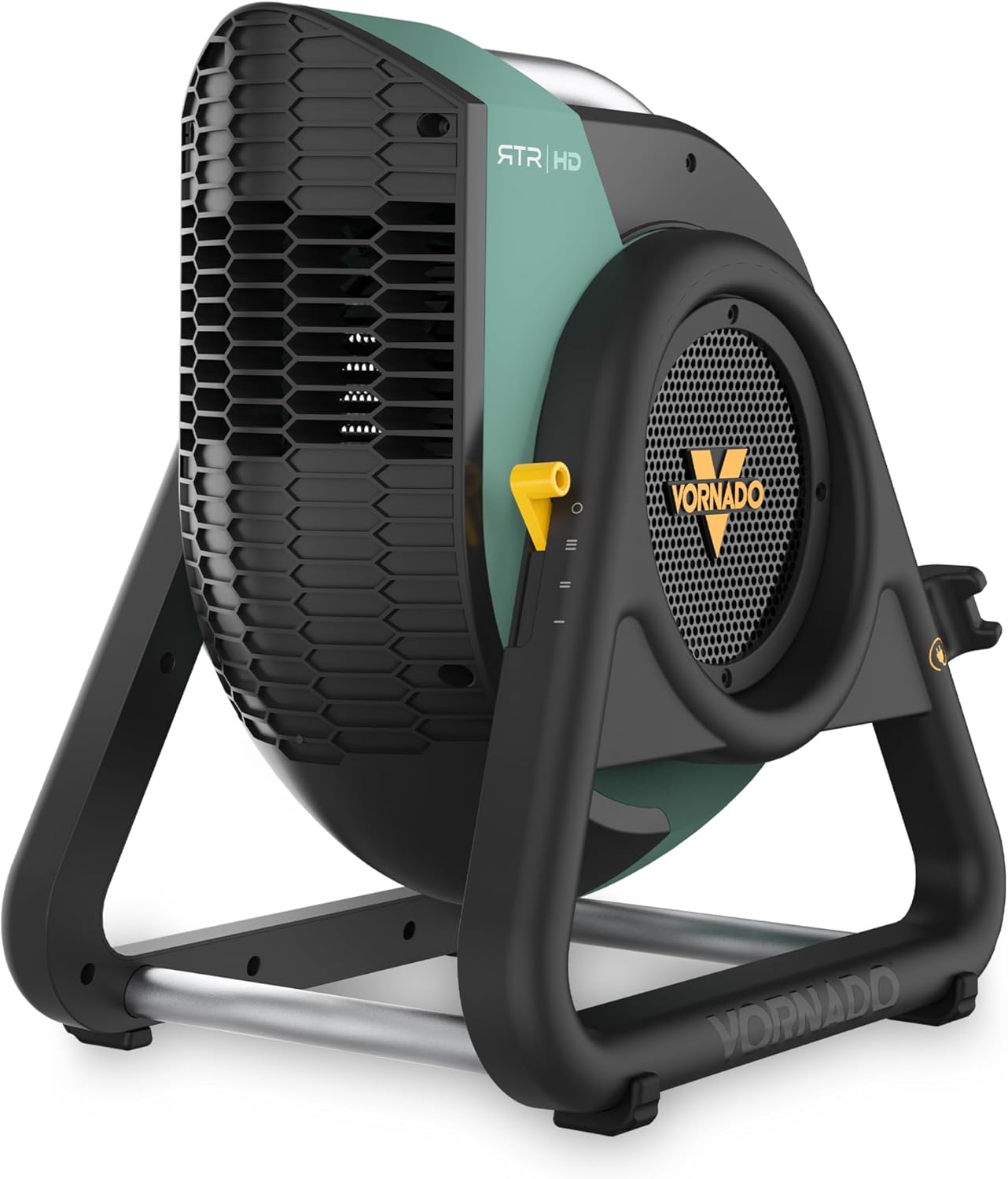 Vornado RTR Heavy Duty Air Circulator, 3-Speed, High Velocity Blower Fan with 270° Tilt, IP54 Motor, 8 ft Cord, High Impact Case, Air Mover for Floor Drying and Ventilation