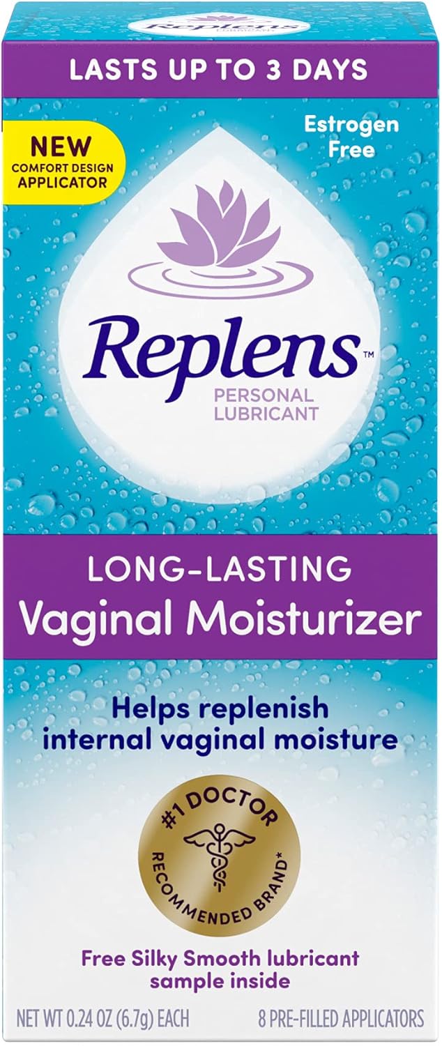 Replens Long-Lasting Vaginal Moisturizer, 8ct with Single-use applicator (Pack of 2) - Image 6