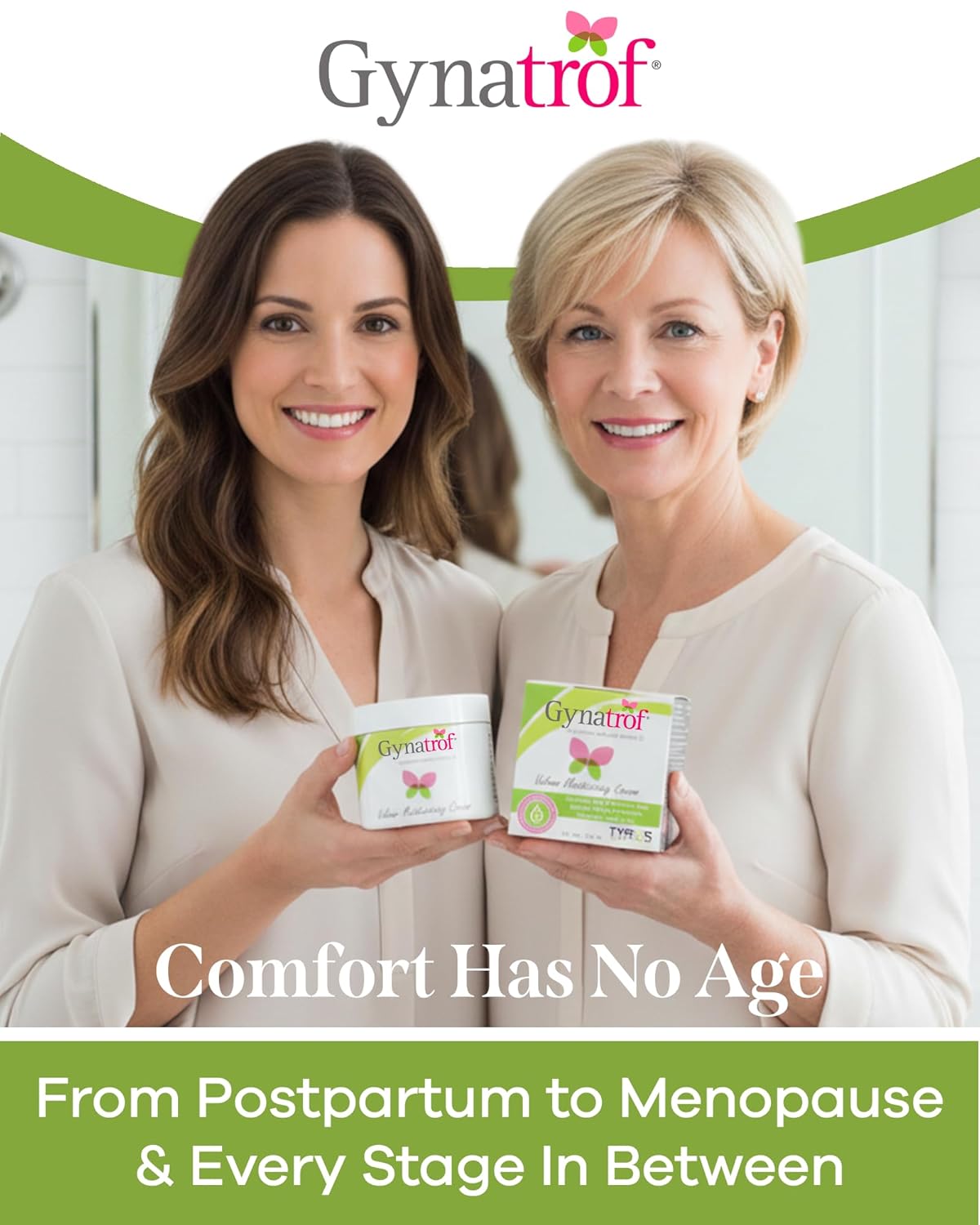 Gynatrof Vulvar Moisturizing Cream for Dryness, Itching, Irritation, Redness Due to Menopause, Childbirth, Breastfeeding, Low Estrogen - Lightweight Hydrating Formula for Sensitive Skin, 2 oz - Image 8