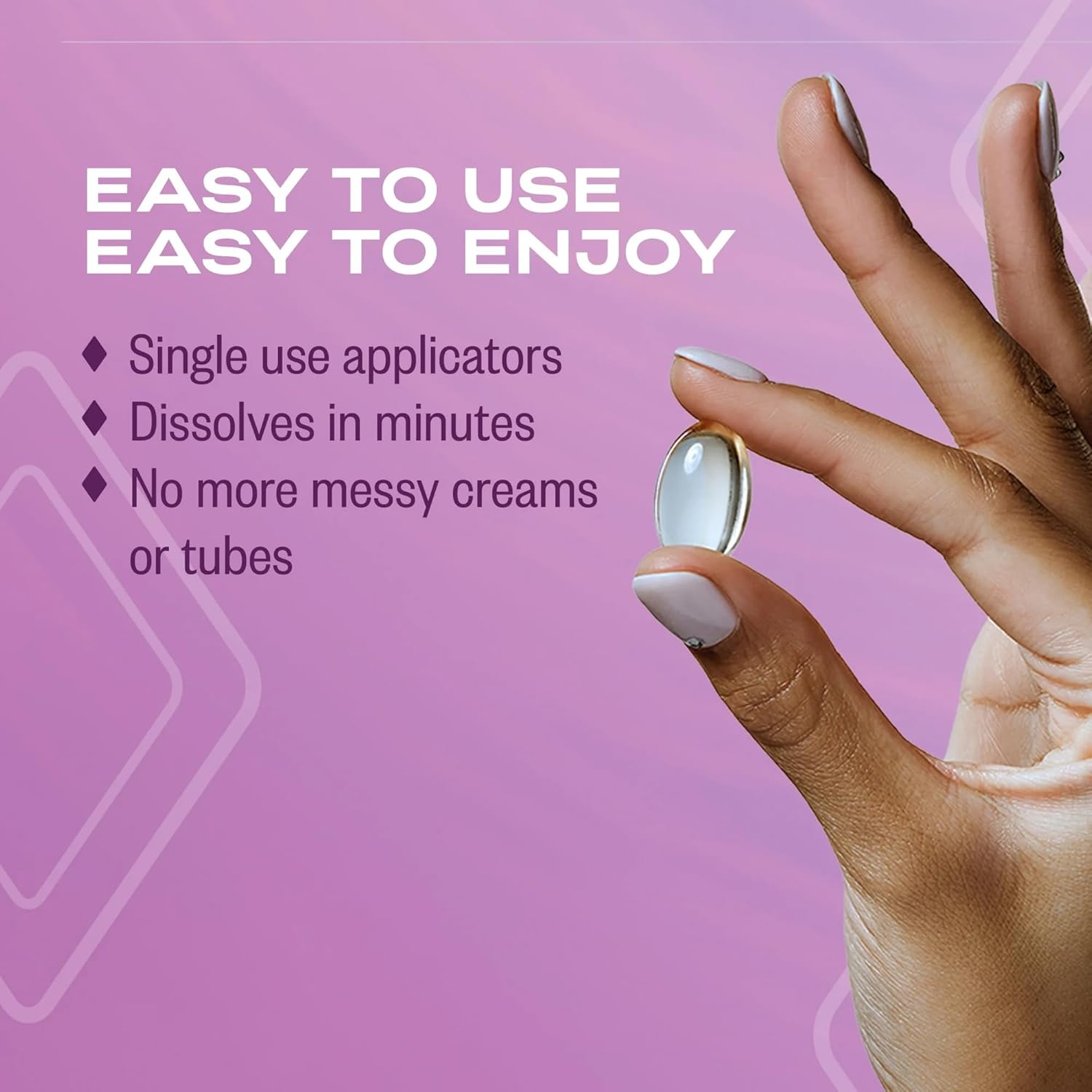 K-Y Liquibeads Vaginal Moisturizer for Women, Silicone Lube Vaginal Suppository, Vaginal Lubricant Helps Reduce Pain Due to Vaginal Dryness, 6 Vaginal Suppositories & 6 Vaginal Applicators - Image 6