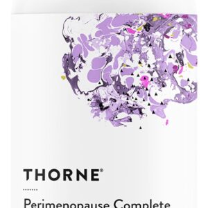 THORNE - Perimenopause Complete - Supports Mood Balance & Restful Sleep - Relief from Hot Flashes, Night Sweats & Vaginal Dryness* - Contains Herbal Ingredients - NSF Certified for Sport - 60 Capsules
