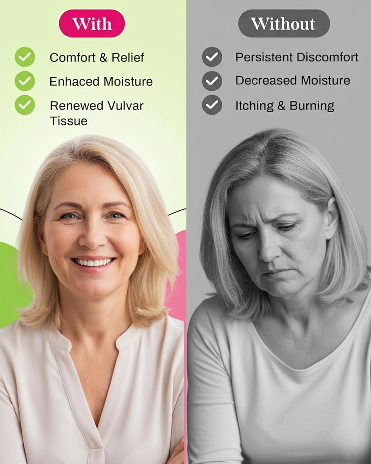Gynatrof Vulvar Moisturizing Cream for Dryness, Itching, Irritation, Redness Due to Menopause, Childbirth, Breastfeeding, Low Estrogen - Lightweight Hydrating Formula for Sensitive Skin, 2 oz - Image 4