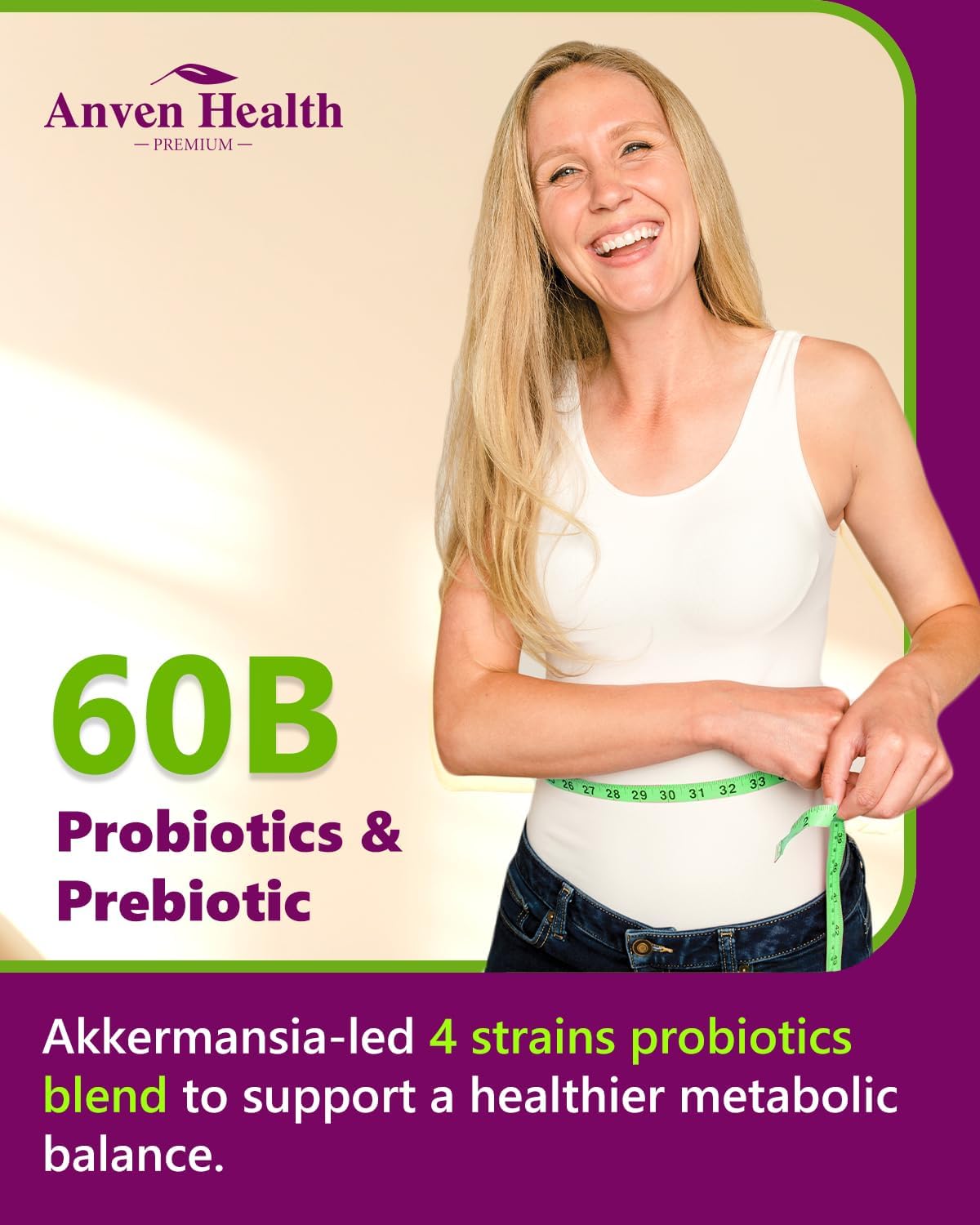 Menopause Supplements for Women 60 Billion with Akkermansia Probiotic & Prebiotic, Vitamin D & E for Hormone Balance, Metabolism, Gut Health Hot Flashes & Night Sweats - Non-GMO | 60 Caps - Image 4