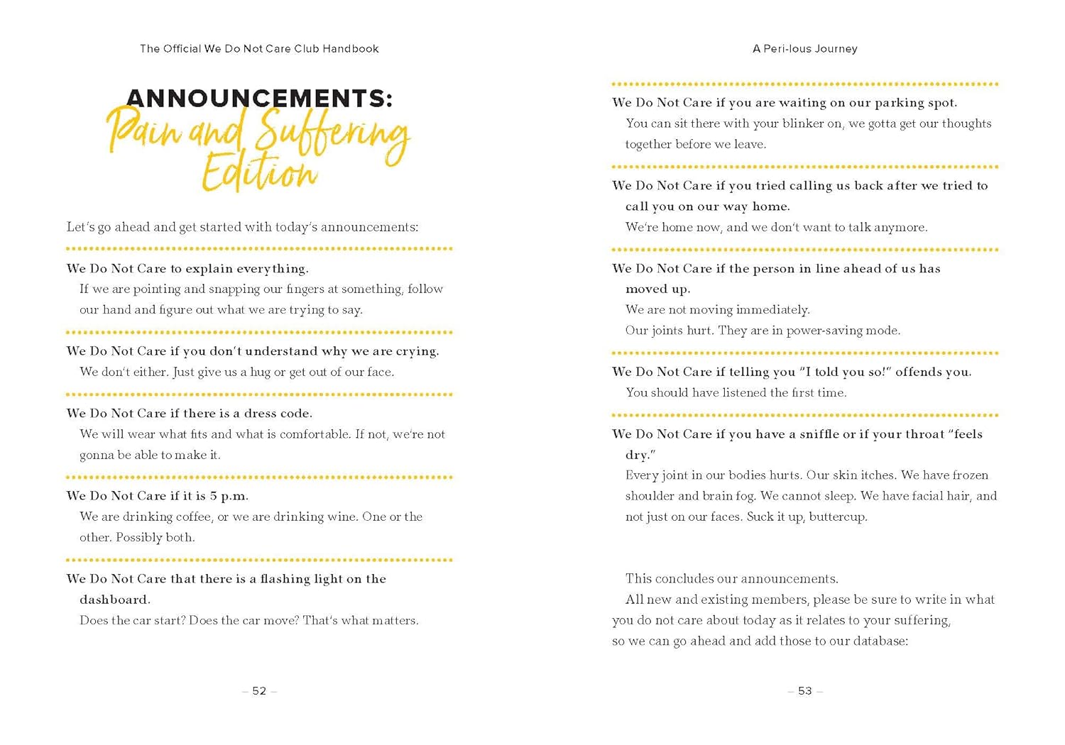 The Official We Do Not Care Club Handbook: A Hot-Mess Guide for Women in Perimenopause, Menopause, and Beyond Who Are Over It - Image 5