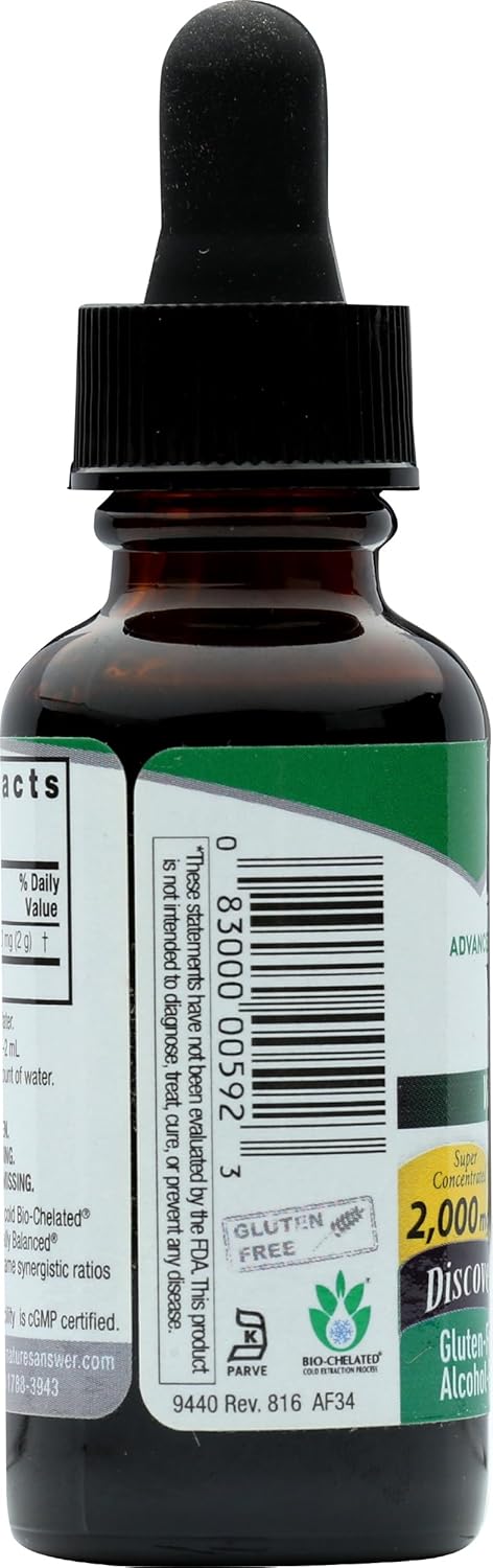 Nature's Answer Vitex Berry | Supports Healthy Female Hormonal Balance | Alcohol-Free, Gluten-Free, Kosher Certified & No Preservatives 1oz - Image 6