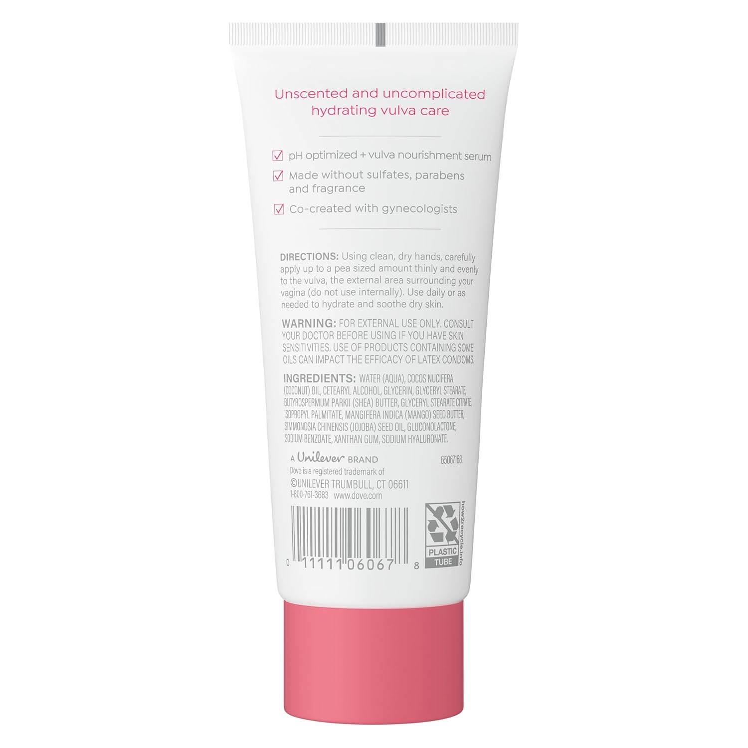 Dove Ultra Gentle Unscented Vulva Balm for Women - Hydrates Dry Intimate Skin-Perfect for Menopause, 3 oz - Image 2