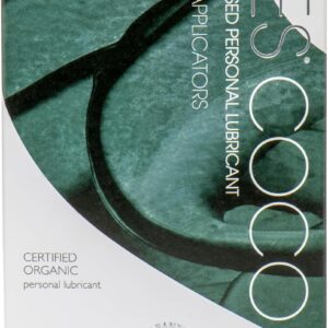 AH! YES® Coco Coconut Oil Based Personal Lubricant | Nourishing & Long-Lasting for Vaginal Dryness | Certified Organic | Natural Alternative to Silicone Lubricants (6 x 0.17fl oz Applicators)