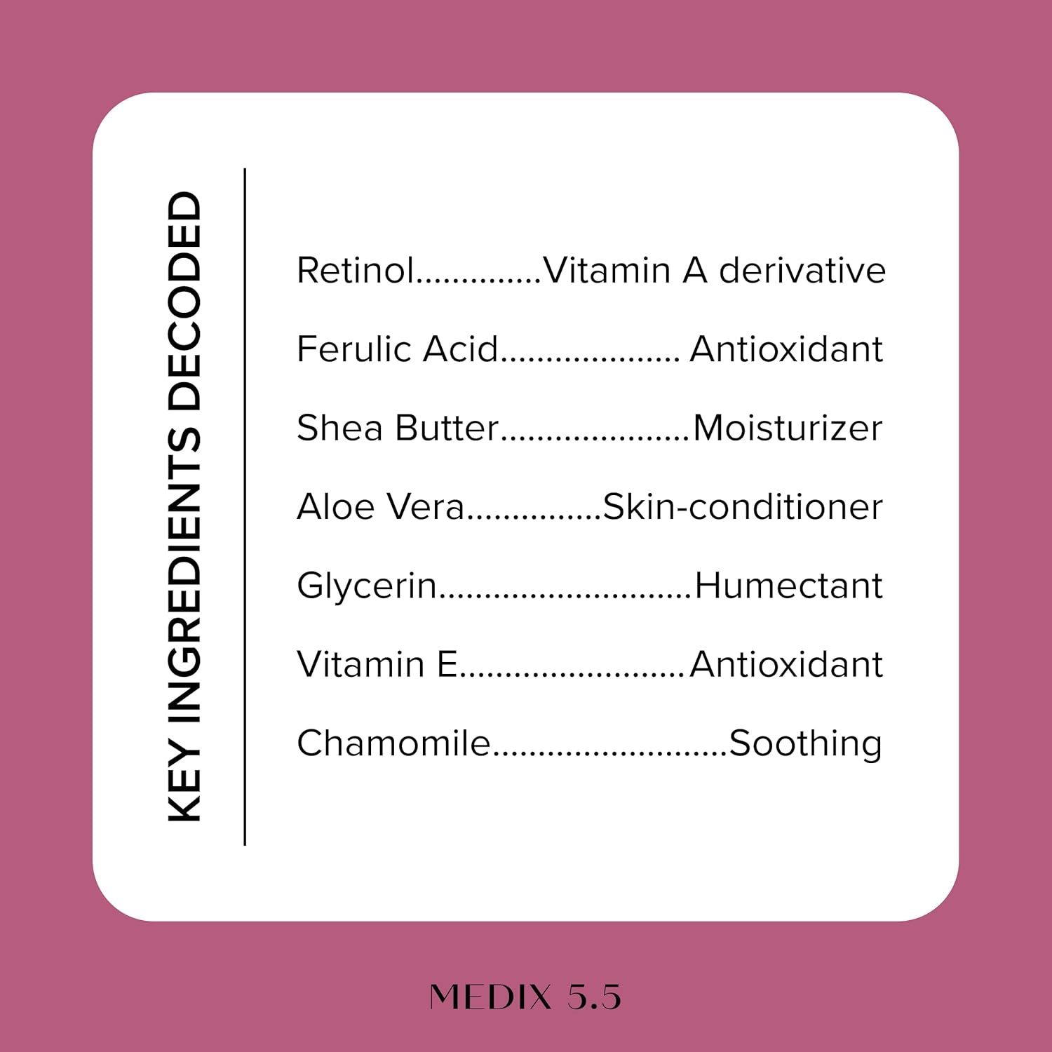 Medix 5.5 Retinol Body Lotion Firming Moisturizer | Crepey Skincare Treatment | Retinol Body Cream | Anti Aging Firming Cream For Women Targets Look Of Crepe Skin, Wrinkles, & Sagging Skin, 15 Fl Oz - Image 4