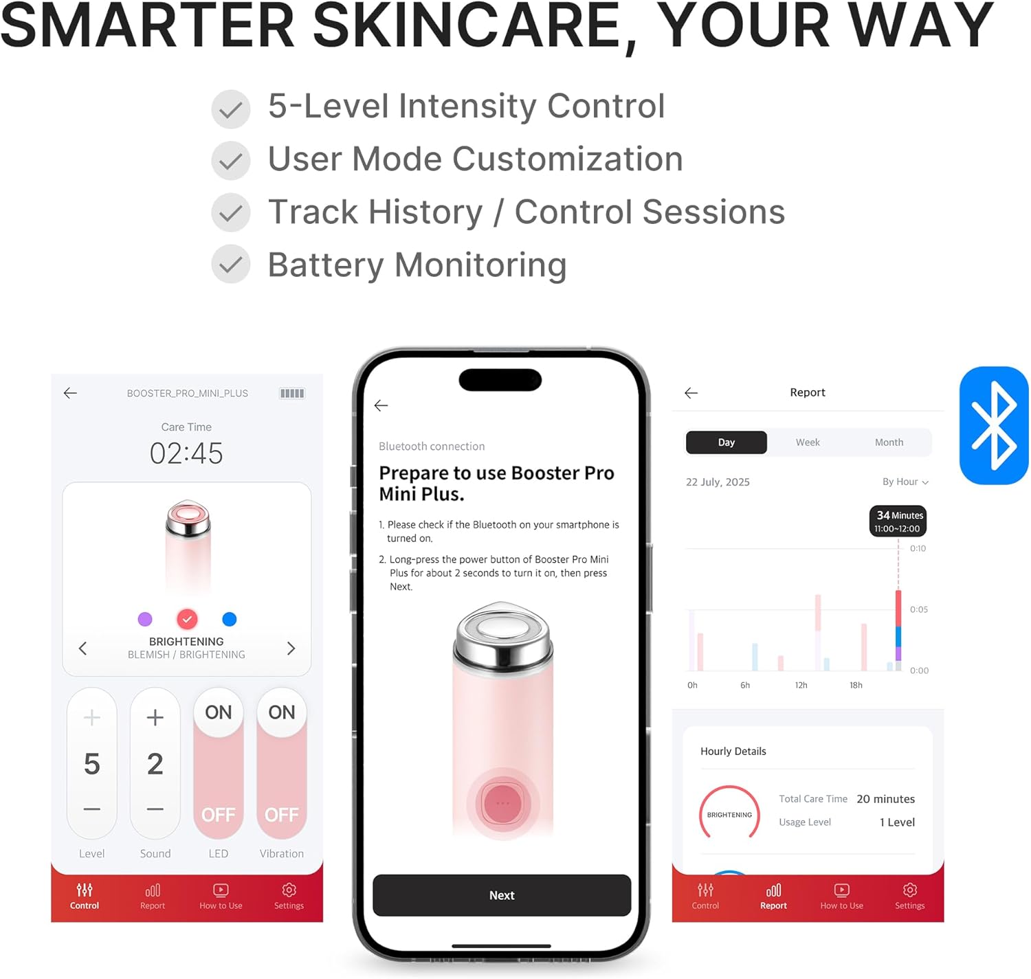 medicube Plumping Booster Device Duo | 3-Mode Facial Device for Radiant, Calming, and Bouncy-Looking Skin | Long-Lasting Hydration with Hyaluronic Acid, Ceramides & Multi Peptides, Beige - Image 9