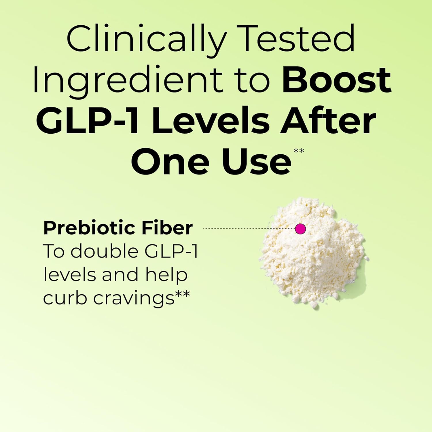 Flatter Me Fiber GLP-1 Booster – Fiber Supplement for Women & Men, Prebiotics & Enzymes for Weight Support, Reduce Bloating, Double GLP-1 Levels, Digestive & Gut Health (10 Servings) - Image 7