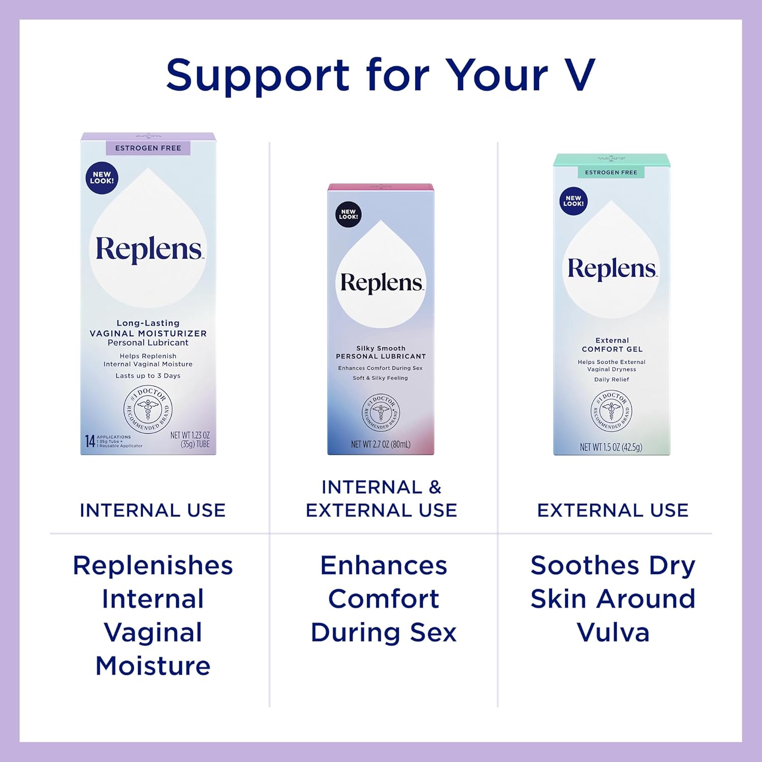 Replens Long Lasting Vaginal Moisturizer for Vaginal Dryness, Doctor Recommended & Estrogen-Free, 8 Pre-Filled Applicators - Image 11