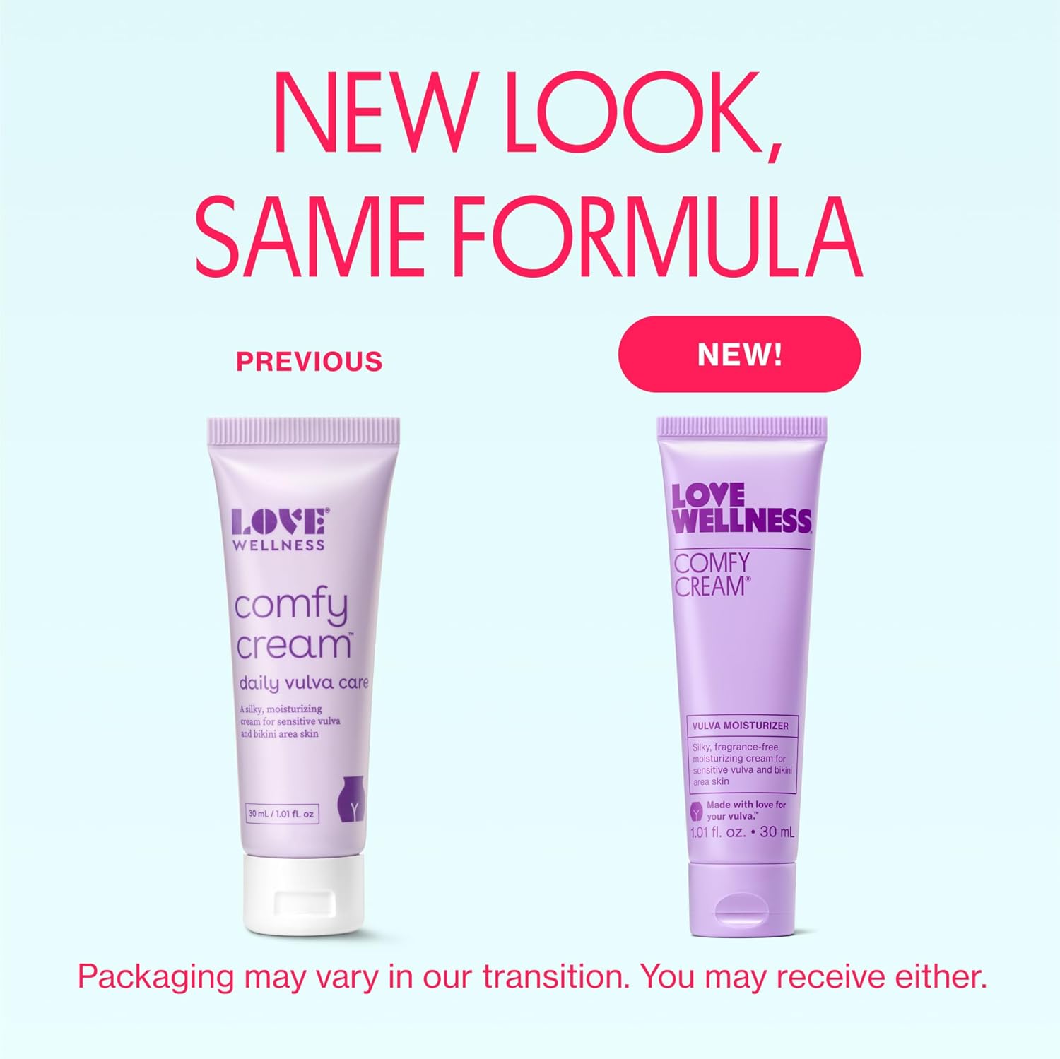 Love Wellness Comfy Cream Vulva & Vaginal Moisturizer - 1.01 oz - Image 2