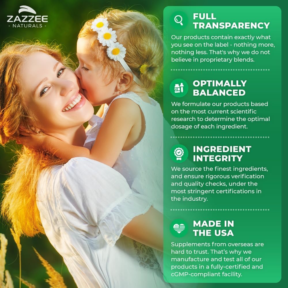 Zazzee USDA Organic Vitex 4:1 Extract, 120 Vegan Capsules, 4 Month Supply, Chaste Berry, Hormonal Balance & Cycle Support for Women, Certified Kosher, Vitex Agnus-Castus, Non-GMO, Made in the USA - Image 5