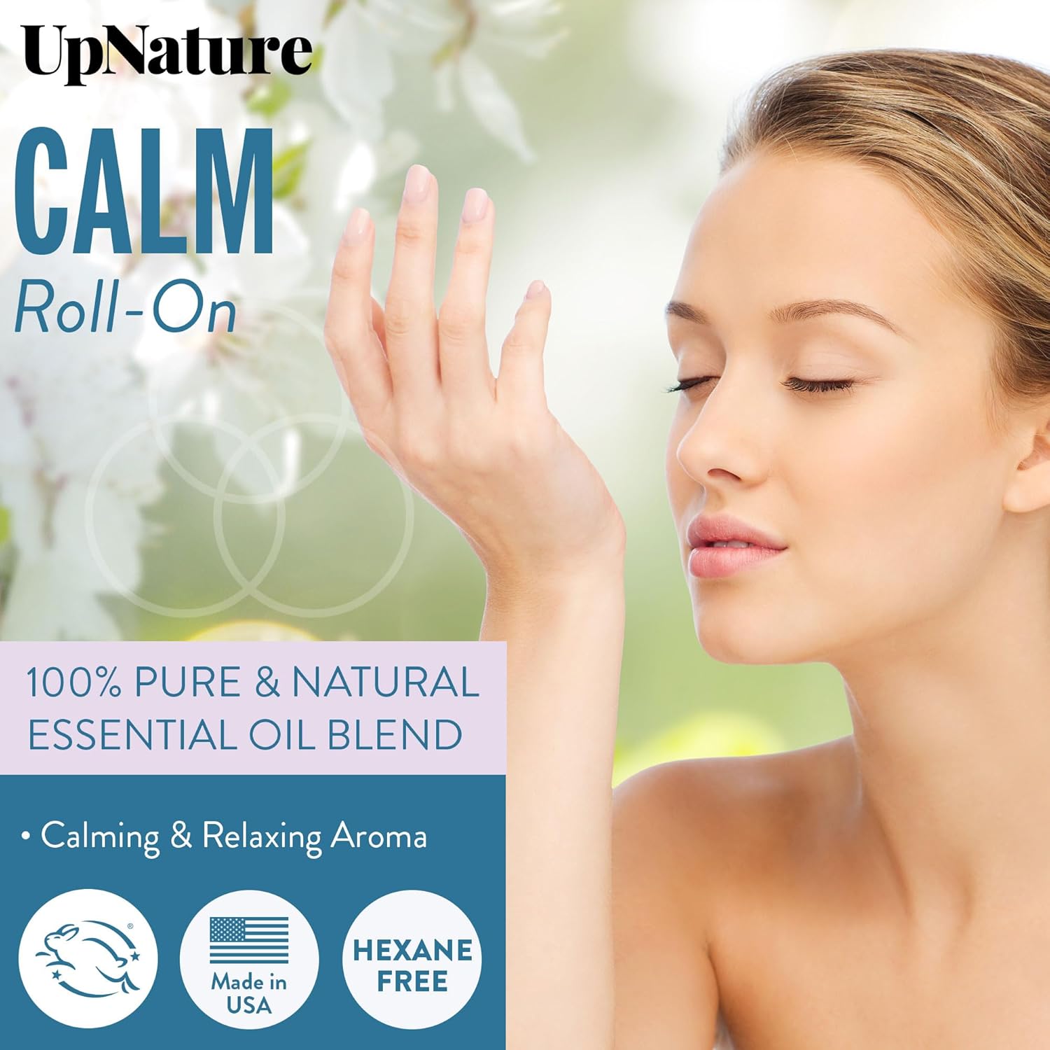 UpNature Calm Essential Oil Roll On - Self Care Gifts for Mom Women Her - 100% Natural Aromatherapy Blend for Relaxation Relief - Image 2