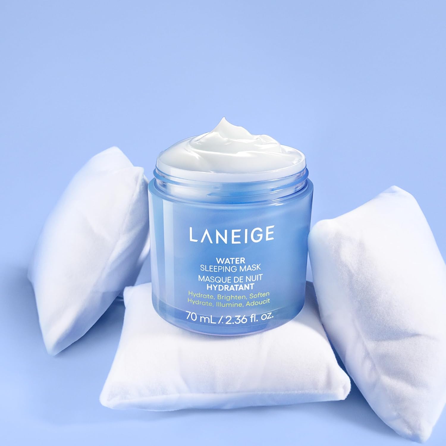 LANEIGE Water Sleeping Mask: Hydrating Korean Overnight Mask with Squalane & Probiotic-Derived Complex, for Bright, Glowing Skin & Barrier Support - Image 4