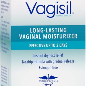 Vagisil Prohydrate Internal Vaginal Moisturizer, Gel & Lubricant for Women, Gynecologist Tested, 8 Count, Pack of 1 (8 Total Applicators)