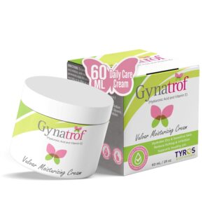 Gynatrof Vulvar Moisturizing Cream for Dryness, Itching, Irritation, Redness Due to Menopause, Childbirth, Breastfeeding, Low Estrogen - Lightweight Hydrating Formula for Sensitive Skin, 2 oz