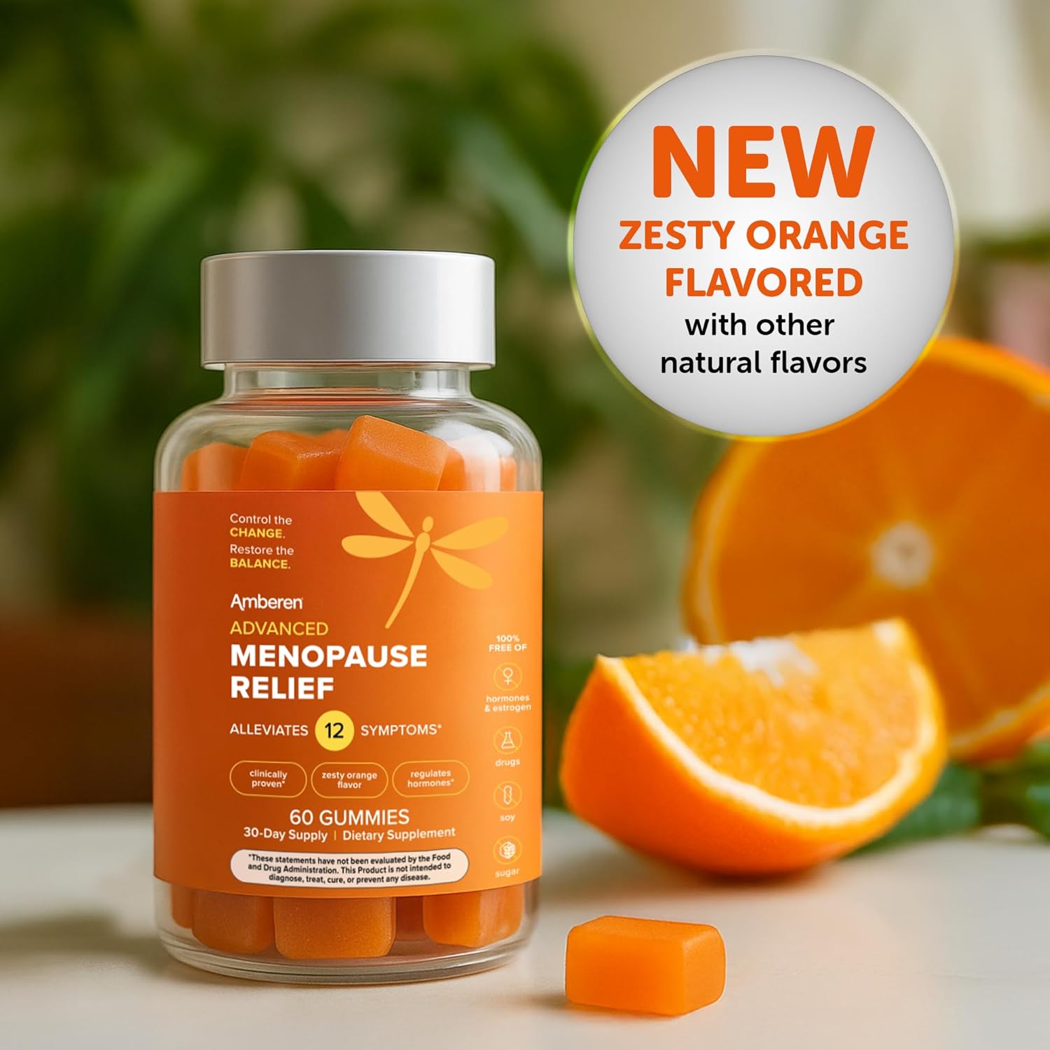 Amberen Menopause Supplement for Women, 60 Gummies, Clinically Proven, Helps Support Hormone Balance, Helps Relieve 12 Menopause Symptoms: Hot Flashes, Night Sweats, Mood Swings and More - Image 7