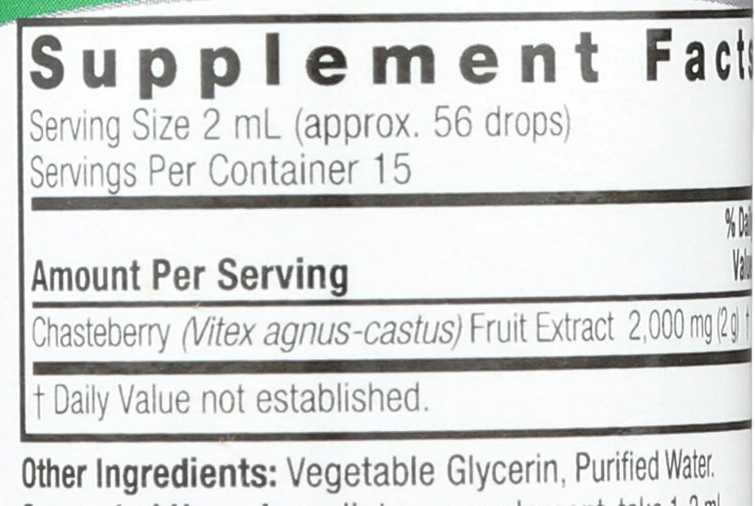 Nature's Answer Vitex Berry | Supports Healthy Female Hormonal Balance | Alcohol-Free, Gluten-Free, Kosher Certified & No Preservatives 1oz - Image 3