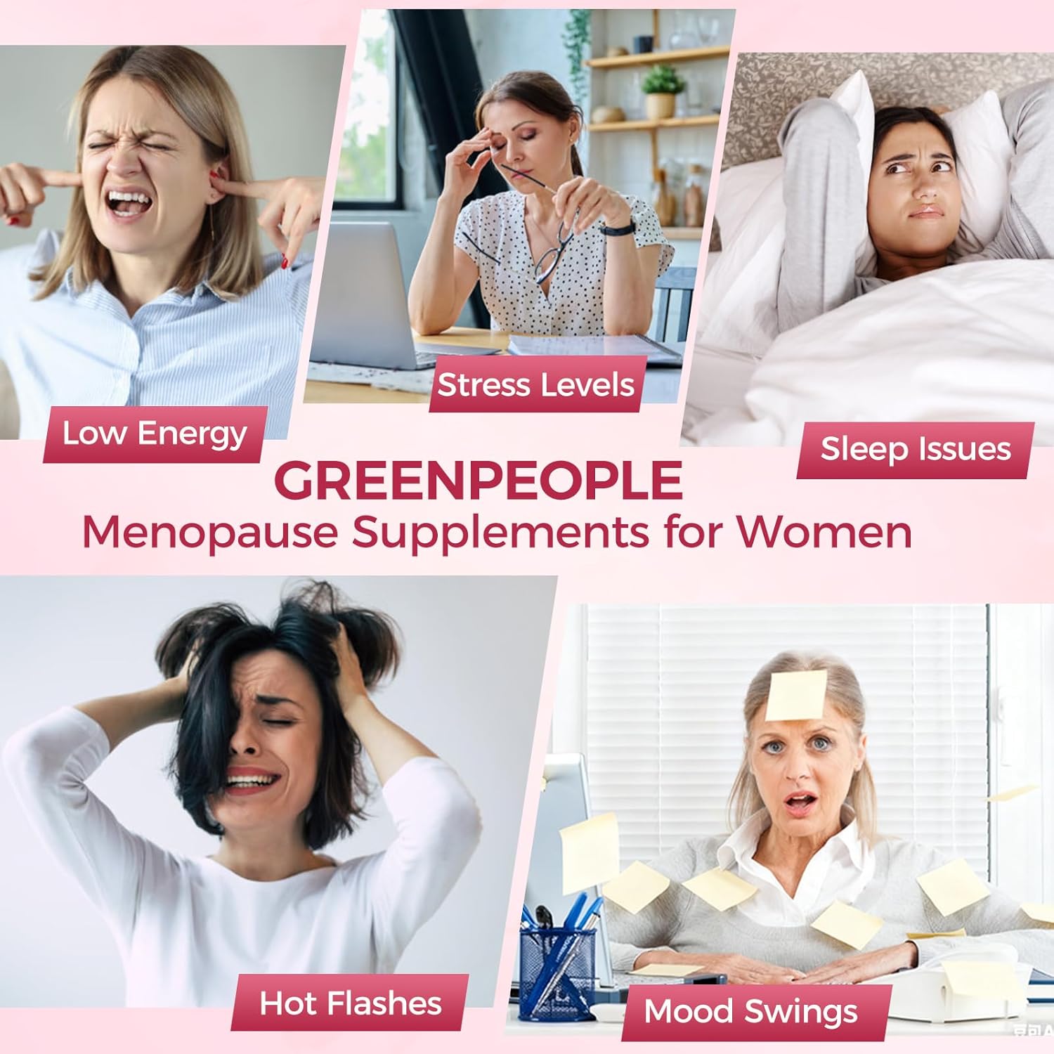 GREENPEOPLE Menopause Supplements for Women Gummies - 16-in-1 Dual Action Menopause Relief W/Black Cohosh, Vitex, Beef Organs for Hormone Balance, Hot Flashes, Night Sweats & Mood, Sugar-Free 60 CT - Image 7