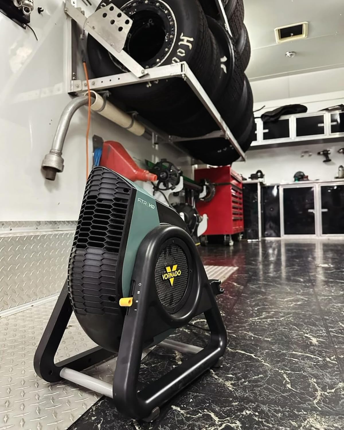 Vornado RTR Heavy Duty Air Circulator, 3-Speed, High Velocity Blower Fan with 270° Tilt, IP54 Motor, 8 ft Cord, High Impact Case, Air Mover for Floor Drying and Ventilation - Image 2