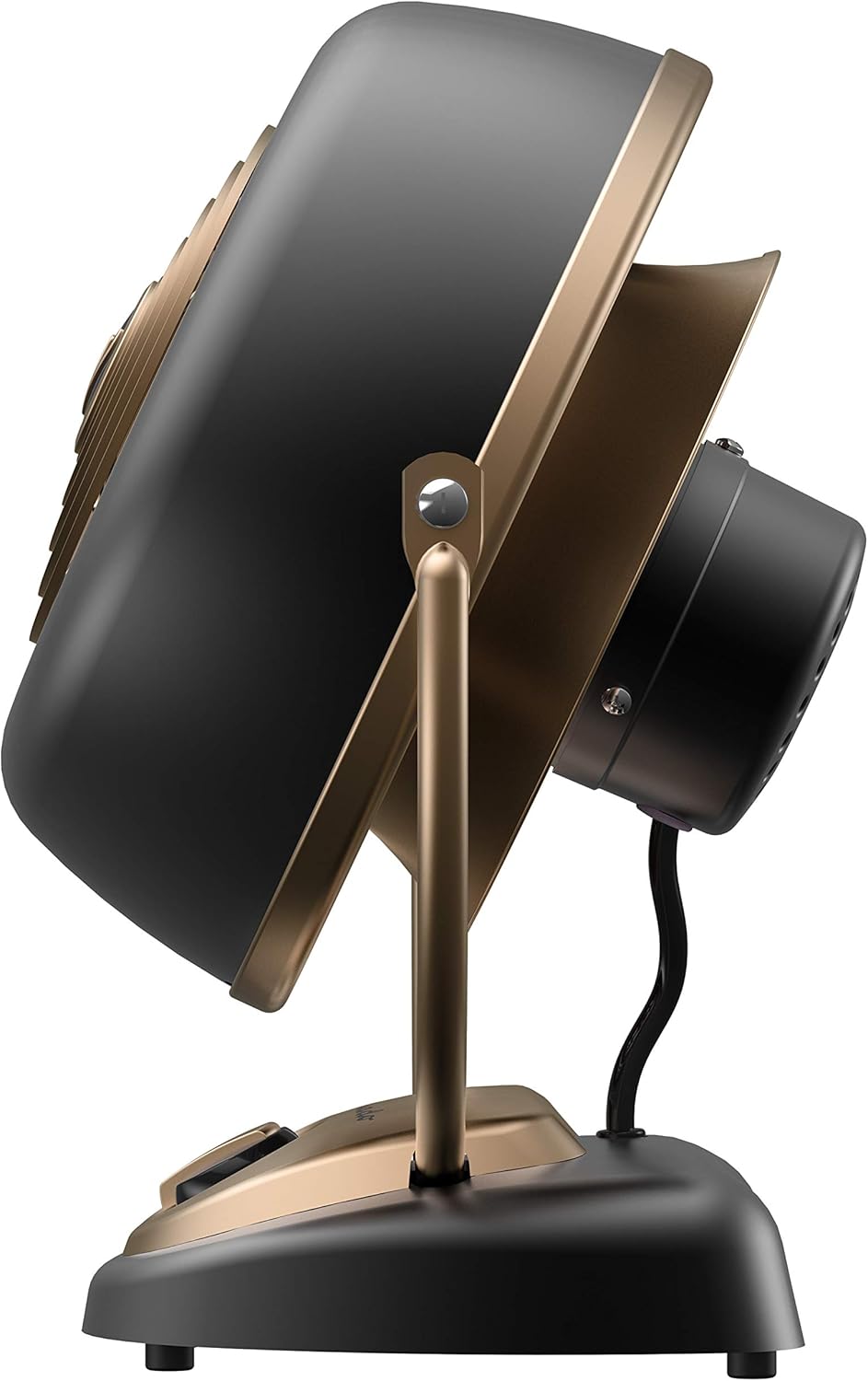 Vornado VFAN™ Vintage Air Circulator Fan, 3-Speed, Metal, Desktop Table Fan for Bedroom, Office, Cooling, with Adjustable Tilt Multi-Directional Airflow, Retro Design, Gunmetal - Image 5
