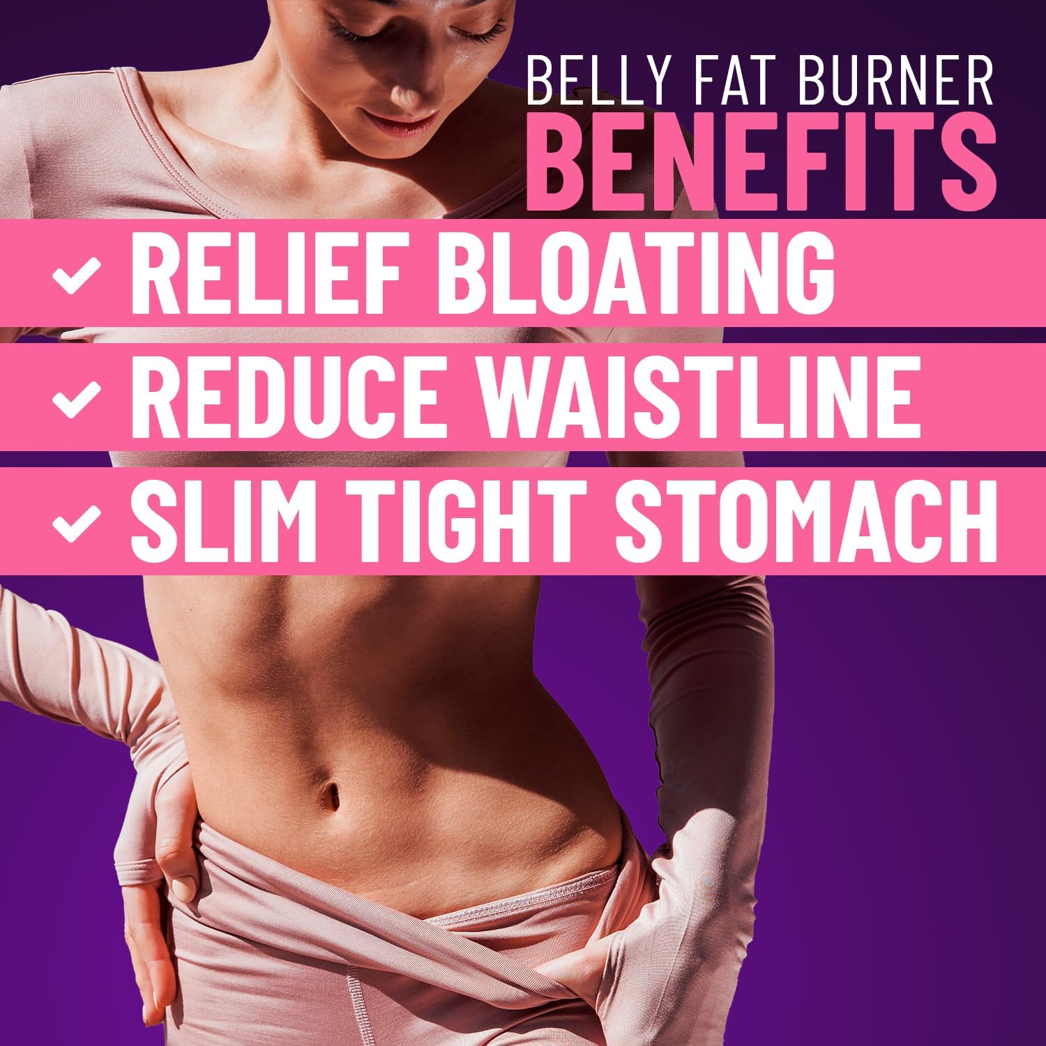 Belly Fat Burner for Women - Weight Loss Pills for Women Stomach Fat | CLA Softgels | Appetite Suppressant & Metabolism Booster | Bloating Relief & Natural Support - Keto Diet Pills 120 Softgels - Image 4