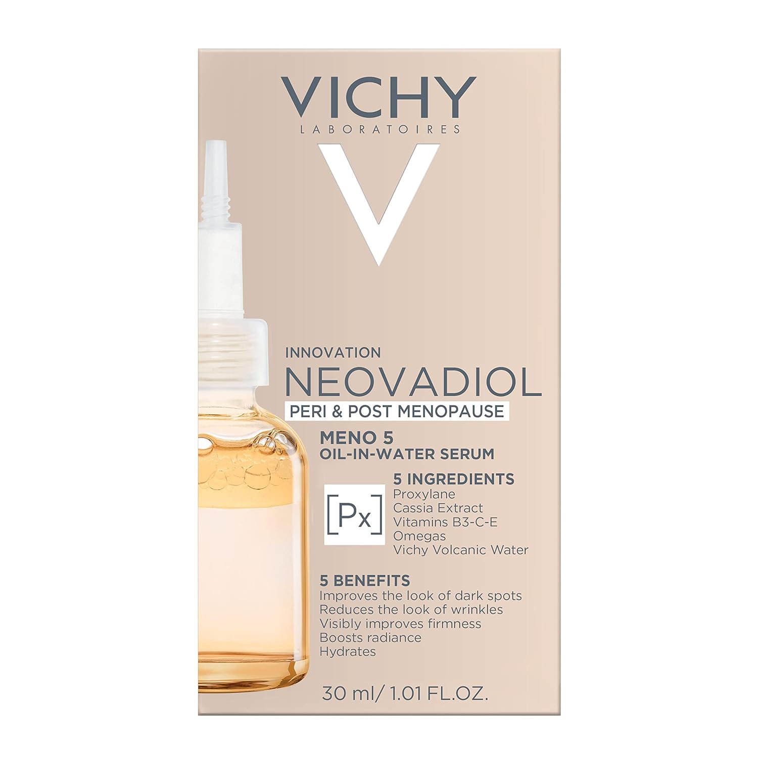 Vichy Neovadiol Serum for Peri and Post Menopause, Anti Aging Serum to Reduce Wrinkles and Dark Spots, Dermatologist Tested, 1.01 Fl. Oz - Image 7