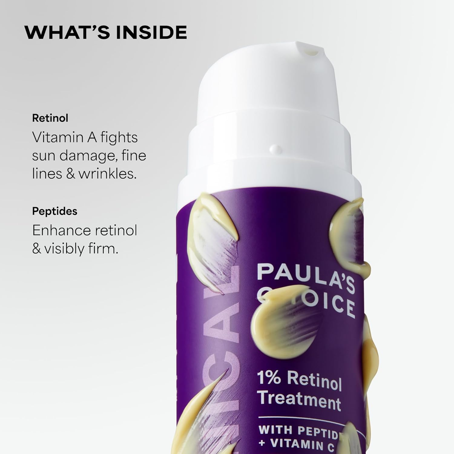 Paula's Choice CLINICAL 1% Retinol Face Treatment with Peptides, Vitamin C & Licorice Extract, Anti-Aging Skin Care Serum, Fine Lines & Wrinkles, Fragrance Free - Image 6