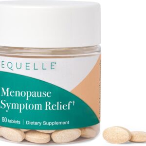 EQUELLE Multi-Symptom Perimenopause & Menopause Relief Relief from Hot Flashes, Muscle Aches & Supports More Sleep. Hormone-Free, Plant-Based S-Equol – 1 Month Supply (60 Tablets)