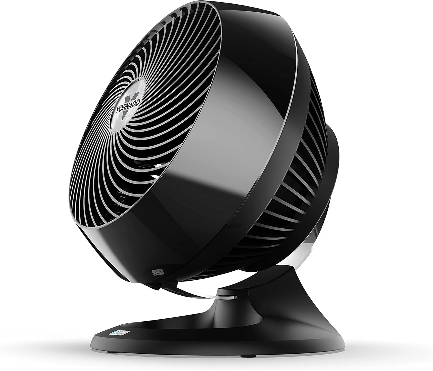Vornado 660 AE Large Whole Room Air Circulator Fan with 4 Speed Settings, Works with Alexa, Chrome Glide Bar for Directional Airflow, Powerful Targeted Airflow, A Certified for Humans Device, Black