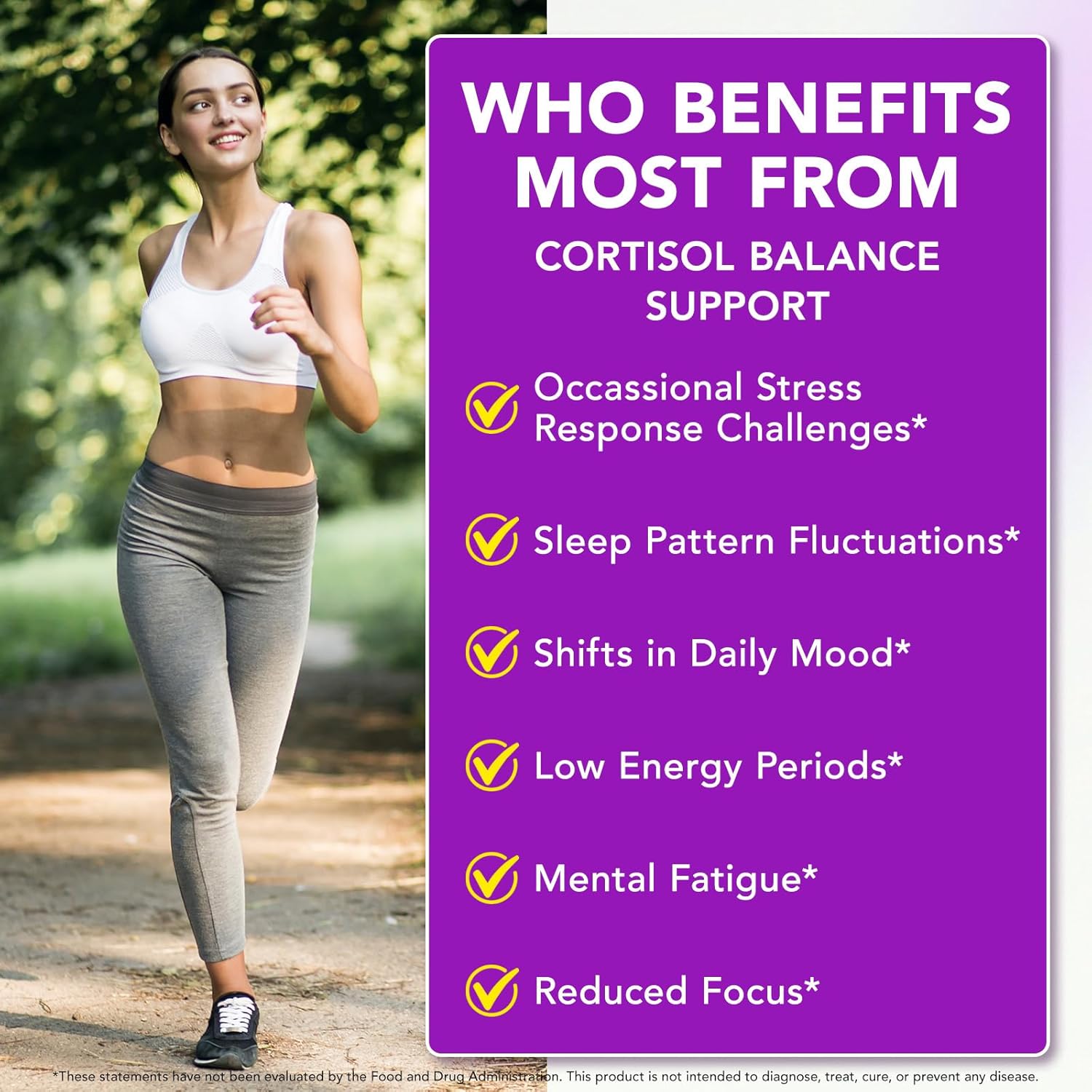 Cortisol Supplements for Women - Cortisol Reducer & Stress Support - Magnolia Bark, Rhodiola Rosea, Holy Basil, Magnesium, Phosphatidylserine - Hormone Balance & Mood, Focus, Sleep Support - Image 3