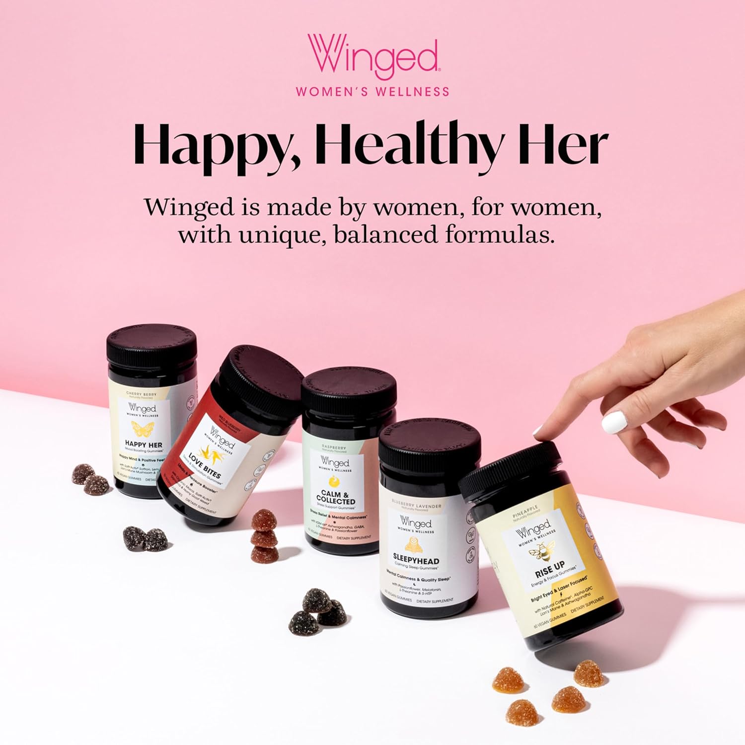Winged Wellness Hot Momma Menopause Supplements for Women - Hormone-Free Menopause Relief Support for Hot Flashes & Night Sweats with Chaste Tree Berry, Multivitamins & Shatavari - 60 Vegan Capsules - Image 7