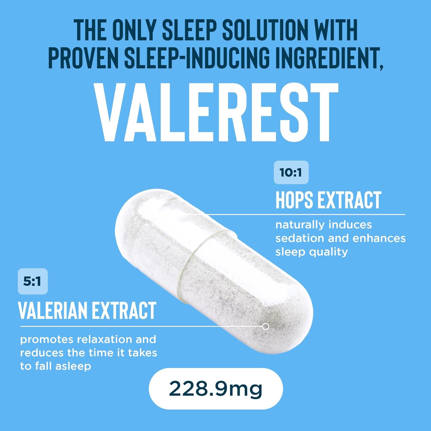 Relaxium Sleep Aid for Adults - Melatonin 5mg with Magnesium Glycinate, Valerest & Ashwagandha - Non-Habit Forming Sleep Support for Falling Asleep & Staying Asleep - 60 Capsules (30-Day Supply) - Image 4